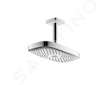 Hansgrohe Raindance Select E - Hlavová sprcha 300 2jet s přívodem od stropu 10 cm, EcoSmart, chrom 26608000