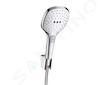 Hansgrohe Raindance Select E - Set sprchové hlavice, 3 proudy, držáku a hadice, bílá/chrom 26720400