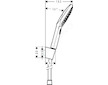 Hansgrohe Raindance Select E - Set sprchové hlavice E 120, 3 proudy, držáku a hadice, chrom 26700000