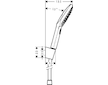 Hansgrohe Raindance Select E - Set sprchové hlavice E 120, 3 proudy, držáku a hadice, chrom 26700000