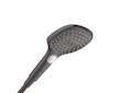 Hansgrohe Raindance Select E - Sprchová hlavice 120, 3 proudy, kartáčovaný černý chrom 26520340