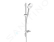 Hansgrohe Raindance Select E - Sprchová souprava 120, 3 proudy, EcoSmart 9 l/min, bílá/chrom 26622400