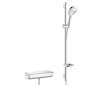 Hansgrohe Raindance Select E - Sprchový set 120 s termostatem Ecostat Select, 3 proudy, bílá/chrom 27039400