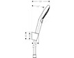 Hansgrohe Raindance Select S - Set sprchové hlavice, 3 proudy, držáku a hadice, chrom 26721000