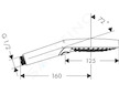 Hansgrohe Raindance Select S - Sprchová hlavice 120, 3 proudy, EcoSmart, bílá/chrom 26531400