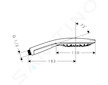 Hansgrohe Raindance Select S - Sprchová hlavice 150, 3 proudy, EcoSmart 9 l/min, chrom 28588000