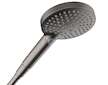 Hansgrohe Raindance Select S - Sprchová hlavice, 3 proudy, EcoSmart+, kartáčovaný černý chrom 26516340