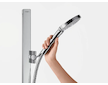 Hansgrohe Raindance Select S - Sprchová souprava 120, 3 proudy, EcoSmart 9 l/min, sprchová tyč 90 cm, chrom 27649000