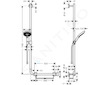 Hansgrohe Raindance Select S - Sprchová souprava 120/Unica'Comfort 110 L, chrom 26324000