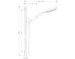 Hansgrohe Raindance Select S - Sprchová souprava 150, 3 proudy, bílá/chrom 26626400