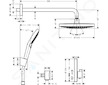 Hansgrohe Raindance Select S - Sprchový set 240 s termostatem ShowerSelect S, 2 proudy, chrom 27297000