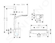 Hansgrohe Raindance Select S - Sprchový set s termostatem, 15 cm, 3 proudy, bílá/chrom 27036400