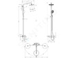 Hansgrohe Raindance Select - Termostatická vanová baterie S 240 Showerpipe s příslušenstvím, chrom 27117000