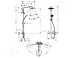 Hansgrohe Raindance - Sprchový set Showerpipe 240 s termostatem, 3 proudy, chrom 27115000