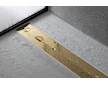 Hansgrohe RainDrain Flex - Lineární sprchový žlab s nerezovým roštem 1200, do prostoru, zkrátitelný, kartáčovaný bronz 56047140