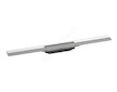 Hansgrohe RainDrain Flex - Lineární sprchový žlab s nerezovým roštem 700, do prostoru, zkrátitelný, kartáčovaná nerez 56043800