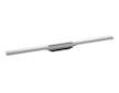 Hansgrohe RainDrain Flex - Lineární sprchový žlab s nerezovým roštem 900, do prostoru, zkrátitelný, kartáčovaná nerez 56045800