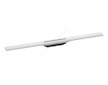 Hansgrohe RainDrain Flex - Lineární sprchový žlab s nerezovým roštem 900, do prostoru, zkrátitelný, matná bílá 56045700