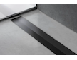 Hansgrohe RainDrain Flex - Lineární sprchový žlab s nerezovým roštem 900, do prostoru, zkrátitelný, matná černá 56045670