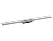 Hansgrohe RainDrain Flex - Lineární sprchový žlab s nerezovým roštem 900, ke stěně, zkrátitelný, kartáčovaná nerez 56052800