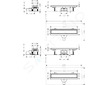 Hansgrohe RainDrain Go - Sprchový žlab 50 cm s oboustranným roštem, pro vložení dlažby, matná černá 56270670