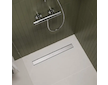 Hansgrohe RainDrain Go - Sprchový žlab 60 cm s oboustranným roštem, pro vložení dlažby, kartáčovaná nerezová ocel 56271800
