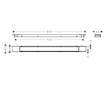 Hansgrohe RainDrain Match Plus - Sprchový žlab 80 cm, s roštem, kartáčovaná ocel 56215800