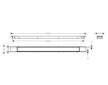 Hansgrohe RainDrain Match Plus - Sprchový žlab 90 cm, s roštem, matná bílá 56216700