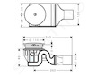 Hansgrohe Raindrain - Úplná sada s odtokovou soupravou Raindrain '90 XXL, chrom 60067000