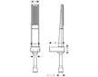 Hansgrohe Rainfinity - Sada sprchové hlavice 100, 1jet, držáku a hadice 1,6 m, chrom 26856000