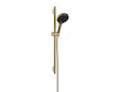 Hansgrohe Rainfinity - Set sprchové hlavice, tyče a hadice, 3 proudy, EcoSmart, kartáčovaný bronz 28746140