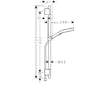 Hansgrohe Rainfinity - Set sprchové hlavice, tyče a hadice, 3 proudy, kartáčovaný bronz 28745140