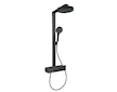 Hansgrohe Rainfinity - Sprchový set s termostatem, průměr 25 cm, 3 proudy, matná černá 28742670