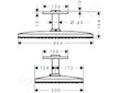 Hansgrohe Rainmaker Select - Hlavová sprcha 460, 3 proudy, sprchové rameno 10 cm, bílá/chrom 24006400