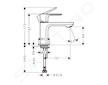 Hansgrohe Rebris E - Umyvadlový ventil, chrom 72506000