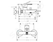 Hansgrohe Rebris E - Vanová baterie, chrom 72450000