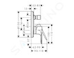 Hansgrohe Rebris E - Vanová baterie pod omítku, chrom 72468000