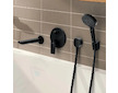 Hansgrohe Rebris E - Vanová vpusť, matná černá 72431670
