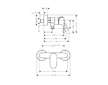 Hansgrohe Rebris S - Sprchová baterie, 2 průtoky, chrom 72643000