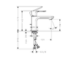 Hansgrohe Rebris S - Umyvadlová baterie, CoolStart, chrom 72514000