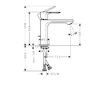 Hansgrohe Rebris S - Umyvadlová baterie, CoolStart, matná černá 72520670
