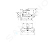 Hansgrohe Rebris S - Vanová baterie, 2 průtoky, chrom 72443000