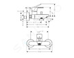 Hansgrohe Rebris S - Vanová baterie, chrom 72440000