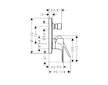 Hansgrohe Rebris S - Vanová baterie pod omítku, chrom 72467000