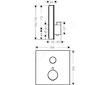 Hansgrohe Shower Select Glass - Termostatická sprchová baterie pod omítku, chrom 15737400