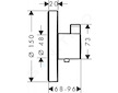 Hansgrohe Shower Select - Termostatická baterie HighFlow pod omítku, chrom 15741000