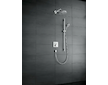 Hansgrohe Shower Select - Termostatická baterie pod omítku pro 2 spotřebiče, kartáčovaný černý chrom 15763340