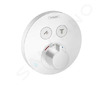 Hansgrohe Shower Select - Termostatická baterie pod omítku pro 2 spotřebiče, matná bílá 15743700