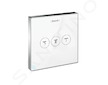 Hansgrohe Shower Select - Ventil pod omítku pro 3 spotřebiče, bílá/chrom 15736400