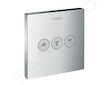 Hansgrohe Shower Select - Ventil pod omítku pro 3 spotřebiče, chrom 15764000